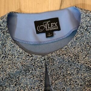 Vintage 1990s Alex Evening floral blouse 3/4 sleeves